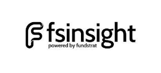 F FSINSIGHT POWERED BY FUNDSTRAT