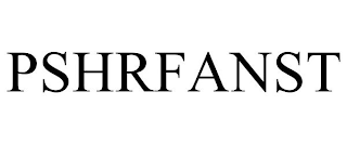 PSHRFANST