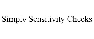 SIMPLY SENSITIVITY CHECKS