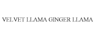 VELVET LLAMA GINGER LLAMA