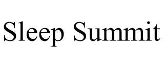 SLEEP SUMMIT