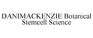 DANIMACKENZIE BOTANICAL STEMCELL SCIENCE
