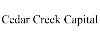 CEDAR CREEK CAPITAL