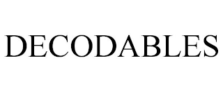DECODABLES