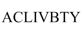 ACLIVBTY