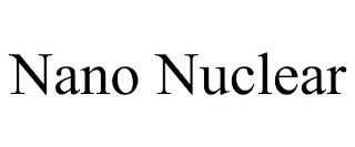 NANO NUCLEAR