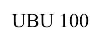 UBU 100