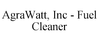 AGRAWATT, INC - FUEL CLEANER