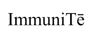 IMMUNITE