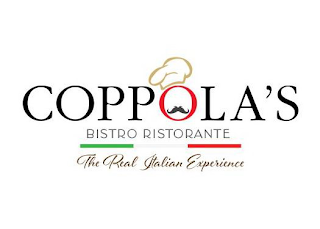 COPPOLA'S BISTRO RISTORANTE THE REAL ITALIAN EXPERIENCE