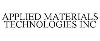 APPLIED MATERIALS TECHNOLOGIES INC