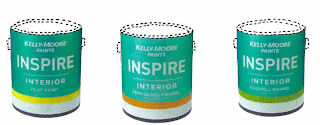 KELLY-MOORE PAINTS INSPIRE INTERIOR FLAT PAINT KELLY-MOORE PAINTS INSPIRE INTERIOR SEMI-GLOSS ENAMEL KELLY-MOORE PAINTS INSPIRE INTERIOR EGGSHELL ENAMEL