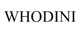 WHODINI
