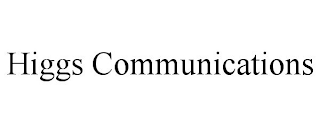 HIGGS COMMUNICATIONS