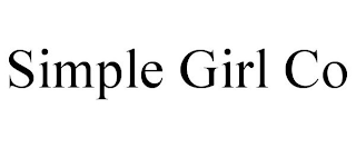 SIMPLE GIRL CO