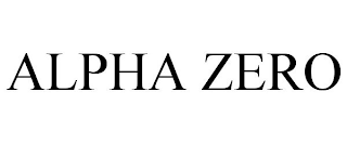 ALPHA ZERO