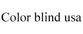 COLOR BLIND USA