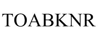 TOABKNR