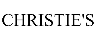 CHRISTIE'S