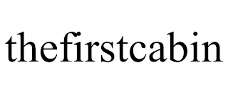 THEFIRSTCABIN