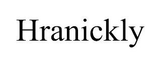 HRANICKLY