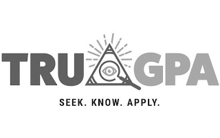 TRU GPA SEEK. KNOW. APPLY.