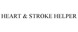 HEART & STROKE HELPER