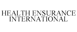 HEALTH ENSURANCE INTERNATIONAL