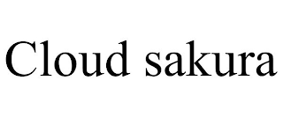 CLOUD SAKURA