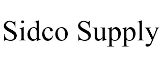 SIDCO SUPPLY