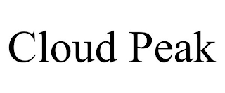 CLOUD PEAK