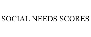 SOCIAL NEEDS SCORES