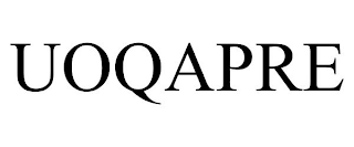 UOQAPRE