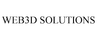 WEB3D SOLUTIONS