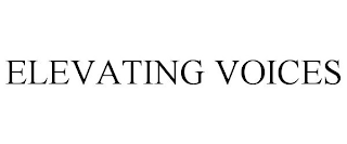 ELEVATING VOICES