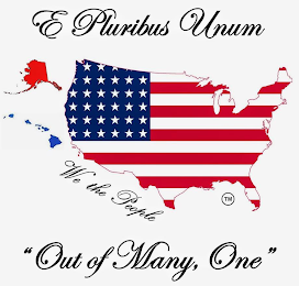 E PLURIBUS UNUM "OUT OF MANY, ONE" WE THE PEOPLE