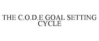 THE C.O.D.E GOAL SETTING CYCLE