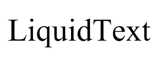 LIQUIDTEXT