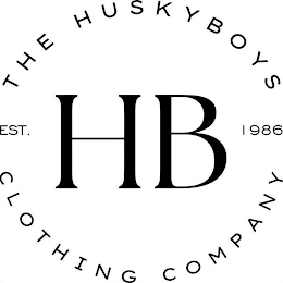 THE HUSKYBOYS CLOTHING COMPANY HB EST. 1986