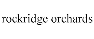 ROCKRIDGE ORCHARDS