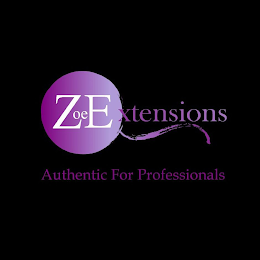 ZOE EXTENSIONS - AUTHENTIC FOR PROFESSIONALS