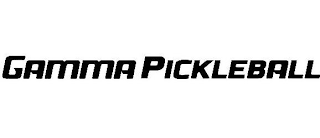 GAMMA PICKLEBALL