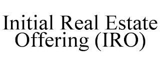 INITIAL REAL ESTATE OFFERING (IRO)