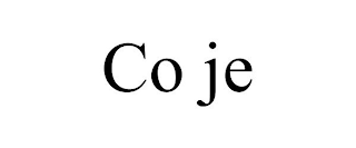 CO JE