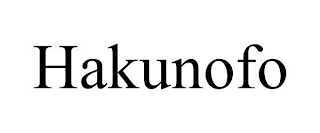 HAKUNOFO