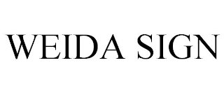 WEIDA SIGN