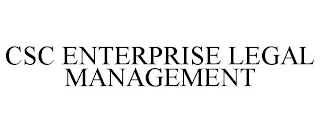 CSC ENTERPRISE LEGAL MANAGEMENT