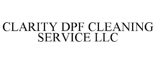 CLARITY DPF CLEANING SERVICE LLC