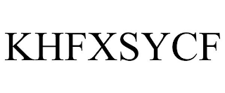 KHFXSYCF