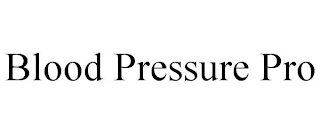 BLOOD PRESSURE PRO